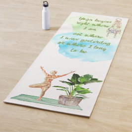 Esterilla De Yoga Yoga comienza la gimnasia