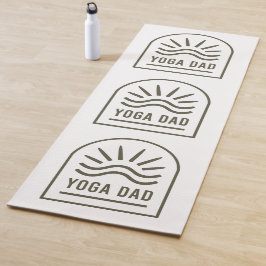 Esterilla De Yoga Yoga dad yogi boho green