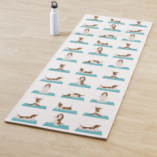 Esterilla De Yoga Yoga de perro del Hound Basset