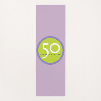 Esterilla De Yoga Yoga Feliz cumpleaños 50