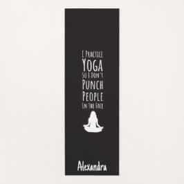 Esterilla De Yoga Yoga Gag Gifts Novelty Custom Personalized Funny 