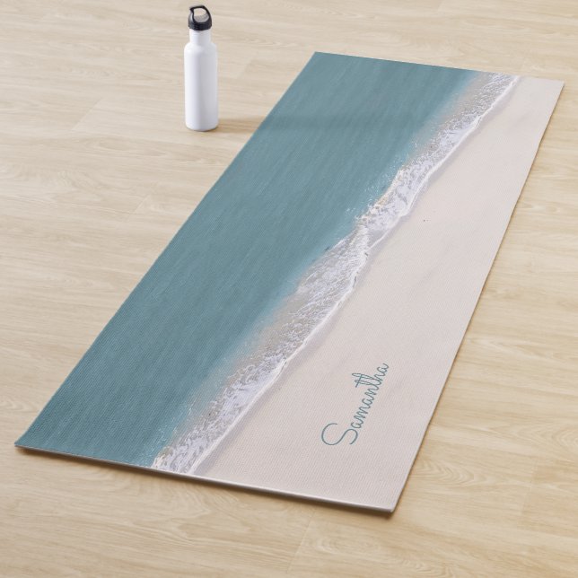 Esterilla De Yoga Yoga mate personalizado del océano tropical de pla (In situ)