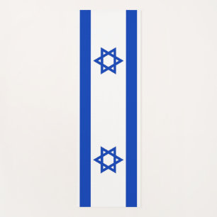 Esterilla De Yoga Yoga patriótico compite con bandera de Israel