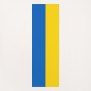 Esterilla De Yoga Yoga patriótico compite con bandera de Ucrania