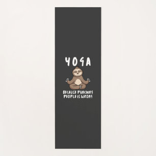 Esterilla De Yoga Yoga Porque Golpear a la Gente Está Mal Yoga Perez