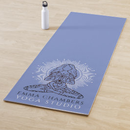 Esterilla De Yoga Yoga Studio Lotus Pose Blue