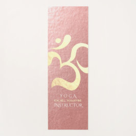 Esterilla De Yoga Yoga Studio Meditation Instructor Life Coach OM
