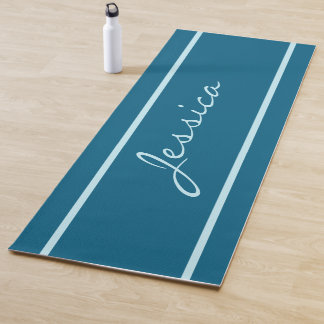 Esterilla De Yoga Yoga verde azulado personalizado