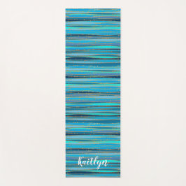 Esterilla De Yoga Zen azul tranquilo | Personalizado
