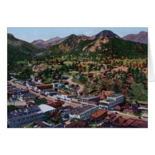 Estes Park Colorado Birdseye View