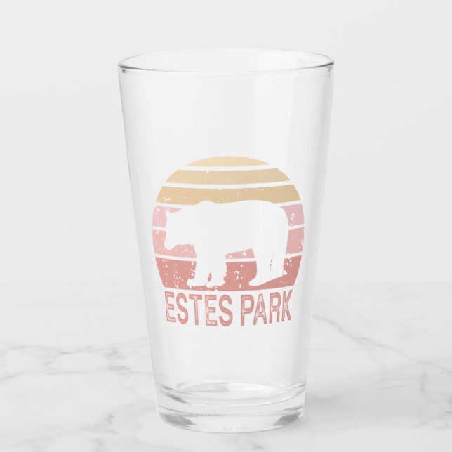Estes Park Colorado Oso Retro (Anverso)
