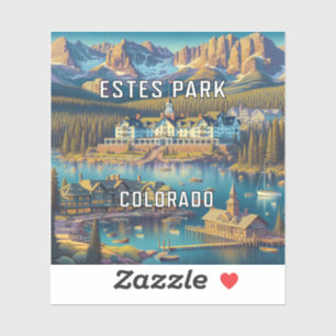 Estes Park Colorado Pegatina de Vinyl de 3 pulgada