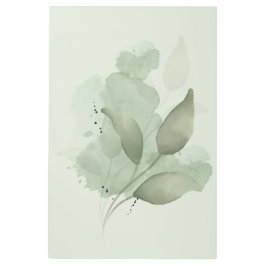 Estética beige Resumen arte mural Metalizado botán