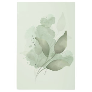 Estética beige Resumen arte mural Metalizado botán