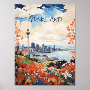 Estética de la ciudad de arte de viaje de Auckland