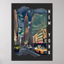 Estética de la ciudad de Nueva York Foto Arte