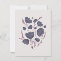 Estética de la flor morada oscura