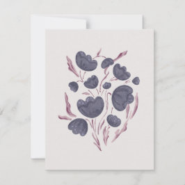 Estética de la flor morada oscura