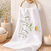 Estética de Vida Suave Margarita Acuarela Floral M