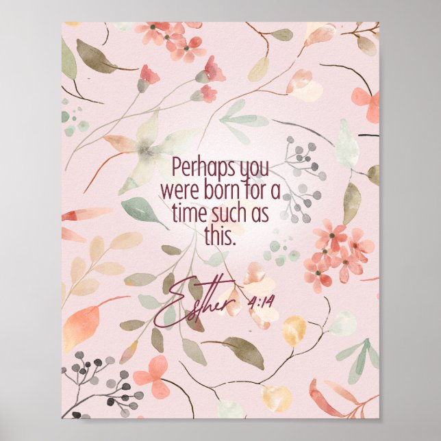 Esther 4:14 Biblia cristiana versus arte (Frente)