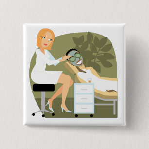 Esthetician del botón