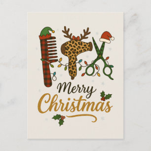 Estilista de pelo Feliz Navidad Herramientas de Sa