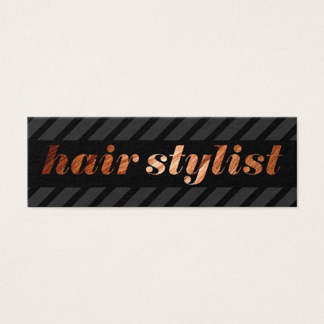 Estilista de pelo/franjas (negro/gris) (Frente)