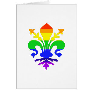 Estilizada flor arcoiris de Lis