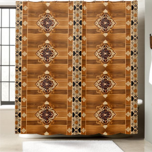Estilo 2 de las cortinas de ducha occidentales