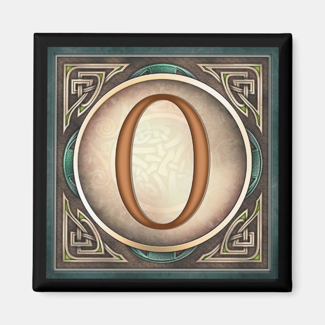 Estilo A, "0": imanes de números celtas (Frente)