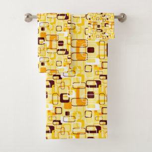 Estilo abstracto amarillo y negro moderno