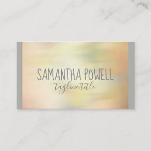 estilo acuarela tarjeta de visita personalizado de