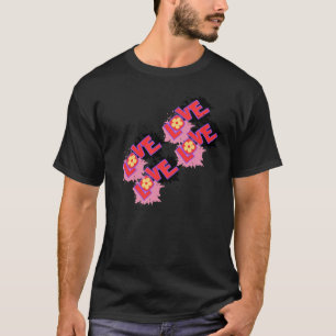 Estilo: Amar la camiseta oscura básica