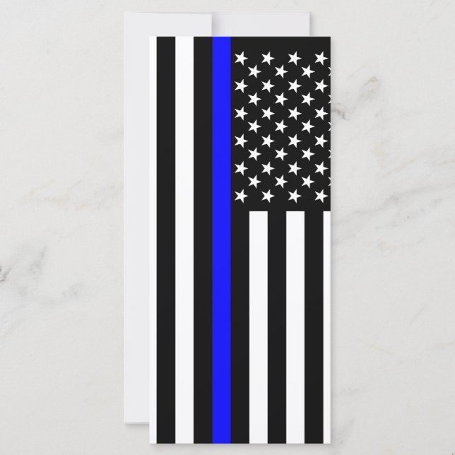 Estilo americano delgado de la línea azul (Anverso)