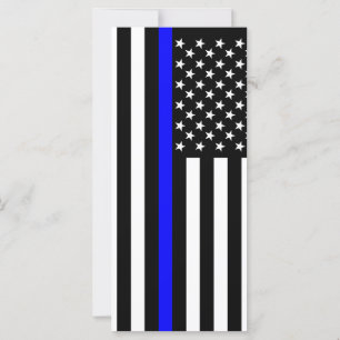 Estilo americano delgado de la línea azul