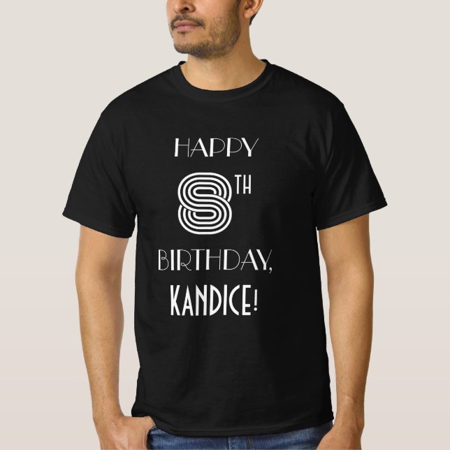 Estilo Art Decó Inspirado Camisa De Fiesta de Cump (Anverso)