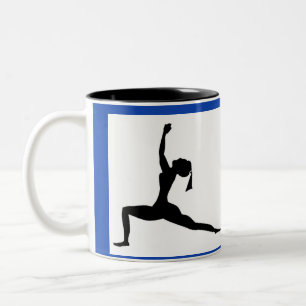 Estilo azul: Copa clásica de tazas y café