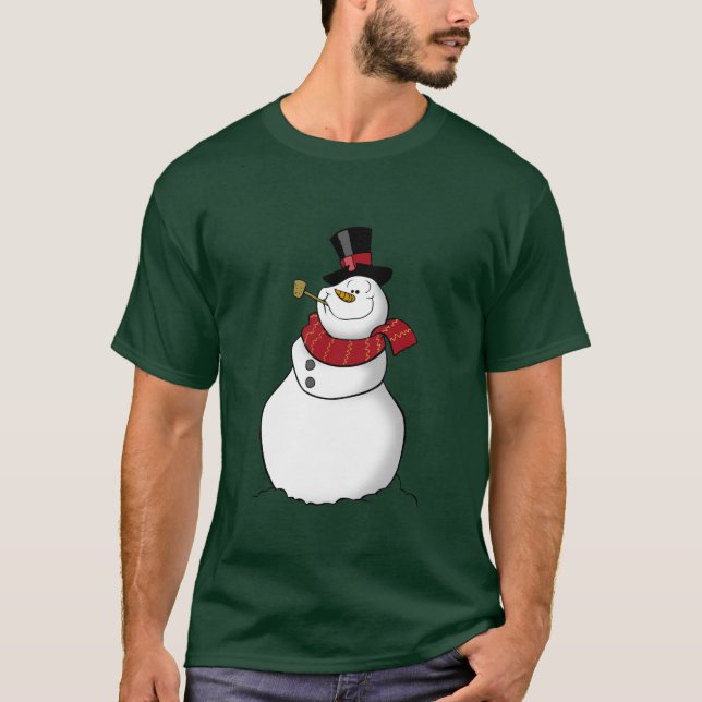 Estilo B de la camiseta del muñeco de nieve (Anverso)