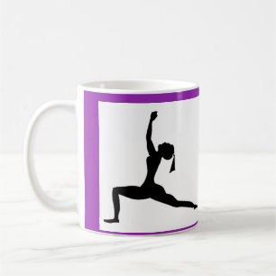 Estilo blanco/morado: Copa clásica de tazas/café