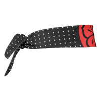 Estilo blanco y negro rojo del karate de los