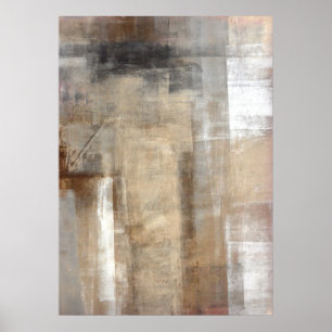 "Estilo" Brown del hombre y poster beige del arte