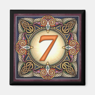 Estilo C, "7" - imanes célticos del número