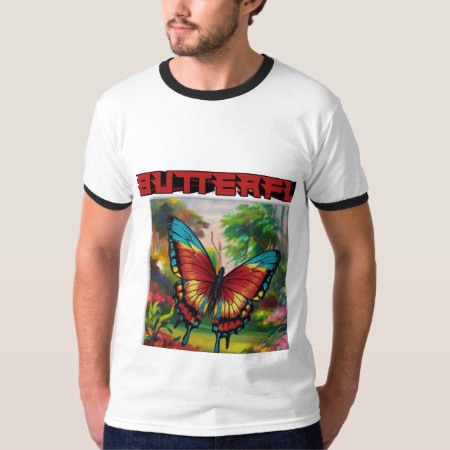 Estilo: Camiseta básica oscura cómoda, informal y (Anverso)