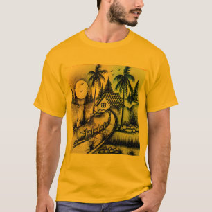 Estilo: Camiseta oscura básica cómoda