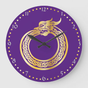 Estilo Celular Oro Tonado Ouroboros Gran Reloj