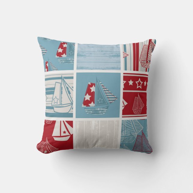 Estilo contemporáneo 1 de la almohada del barco de (Anverso)