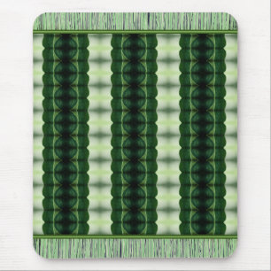 Estilo de alfombra con patrones verdes