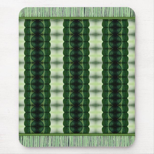 Estilo de alfombra con patrones verdes (Frente)