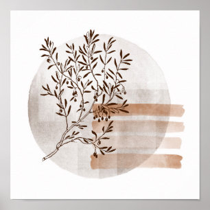 Estilo de Arte Boho Foliaje