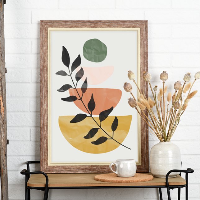 Estilo de arte boho moderno hojas (Subido por el creador)